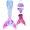 Apink fin3, variant on Mermaid Tails for Swimming with Monofin Girls Mermaid Tail Swimsuit for Kids Mermaid Tail Bathing Suit