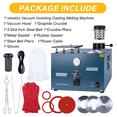 thumbnail image 5 of TOOLTOS  CAST Jewelry Precision Vacuum Investing Casting Melting Machine HH-CM06, 5 of 9