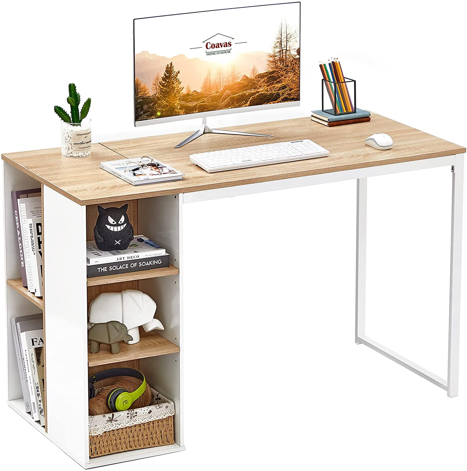 Large Desktop Computer Desk Household Laptop Table Home Office Study Gaming 