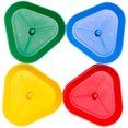 thumbnail image 1 of 4pcs Card Holders Triangle Shaped Playing Card Holders Board Game Accessories, 1 of 8
