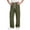 Army Green, variant on Yeaiivve Boys' Cargo Sweatpants Kids Straight Leg Joggers Elastic Waist Open Bottom Baggy Pants Solid Color Pull On Trousers with Multi Pockets 120 Army Green
