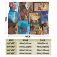thumbnail image 4 of Manta de dibujos animados de la princesa y el sapo, manta de felpa grande súper suave y esponjosa para niños, niñas y adultos jóvenes, manta de franela cálida y acogedora para sala de estar, sofá, 4 of 7