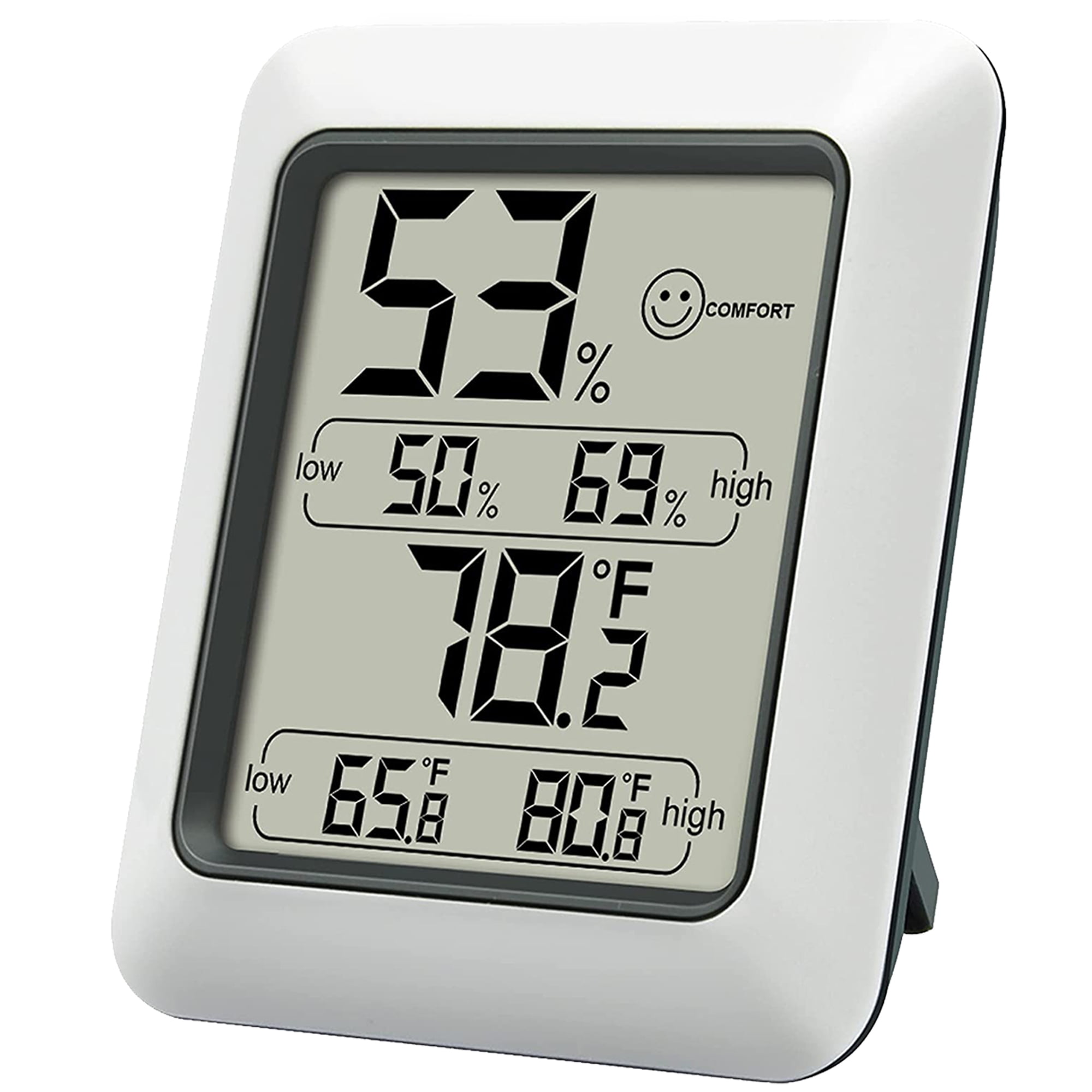 ThermoPro TP65W Indoor Outdoor Thermometer Digital Wireless Hygrometer Temperature  Humidity Monitor with Jumbo Touchscreen and Backlight Humidity Gauge 