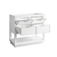 thumbnail image 4 of Avanity ALLIE-V36-WTS Allie 36" Single Free Standing Wood Vanity Cabinet Only - White, 4 of 5