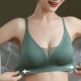 thumbnail image 1 of Puntoco Sujetadores cómodos para mujer Ropa interior sin costuras para mujer sin anillos de acero Sujetador ajustador que se ajusta al pecho, 1 of 3