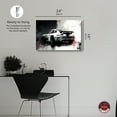 thumbnail image 5 of No Limits Roadster Racing Car Print Man Cave Canvas Wall Art by Notoriart, Gallery Wrapped, 24"x16", 5 of 7