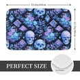 thumbnail image 2 of Kdxio Skull blue crystal flower,16" x 24", Non-Slip Front Door Mats,Outdoor Welcome Mat Washable, 2 of 9