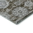 thumbnail image 4 of Addison Rugs Mayfield Washable Transitional Floral Chocolate Runner Rug, 2'3" x 7'6", 4 of 5