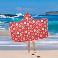 thumbnail image 6 of joogoo Christmas Snowflake Balls Kids Hooded Beach Towel Baby Bath Towel 23.5"x50", 6 of 7