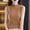 Brown, variant on Womens Tops Summer Solid Color High Neck Tank Tops Leisure Loose Fit Sleeveless Standard Straps Shirts Basic Clothing