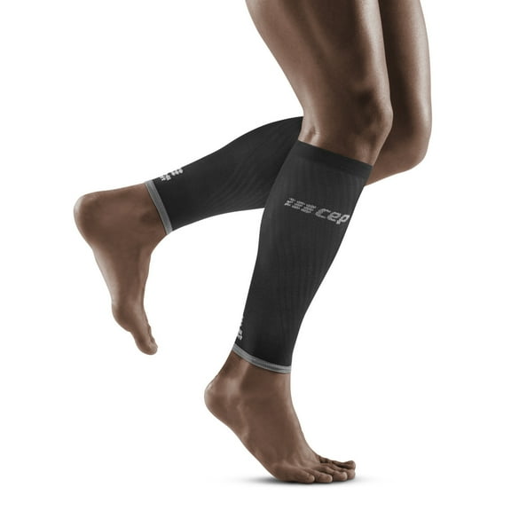 CEP ultralight calf sleeves, black/light grey, men V