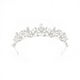 thumbnail image 1 of Zhuge Tiara de boda para novia, diadema de princesa, corona de novia, joyería para el cabello con diamantes de imitación de cristal, decoración para novia, cumpleaños, graduación, boda (plateada), 1 of 5