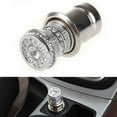 thumbnail image 6 of Auto Car Tobacco Socket Lighter Ignition Tool 12V Bling Rhinestone Silver, 6 of 11