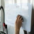 thumbnail image 3 of Flexible Magnetic Whiteboard Sticker With Dry-Erase Markers, Reusable Adhesive-Free Drawing Sheet for Office Home School, 3 of 7