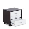 thumbnail image 5 of Contemporary Night Table - 3 Drawers for Organization - Bedside Display - 20lbs Drawer Capacity, 5 of 5