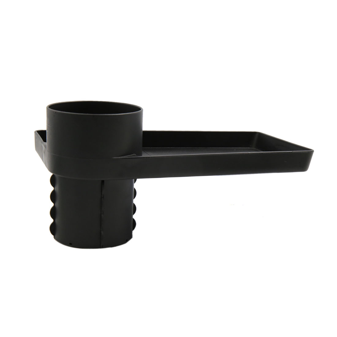 Black Plastic Cup Stand Bottle Holder Snack Food Drink Tray Storage