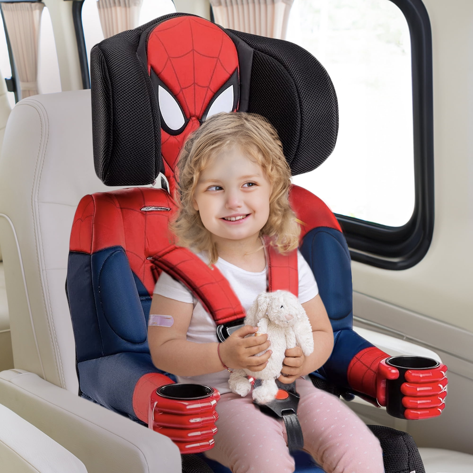 Siège d'auto convertible à dossier haut KidsEmbrace Marvel Spider Man 