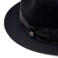 thumbnail image 5 of Stetson Men's Saxon Royal Quality Fur Felt Hat, Black, 6.875, 5 of 5