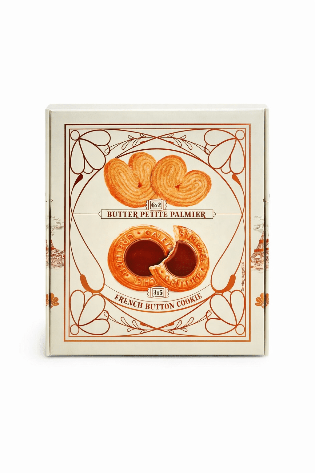 St Michels French Cookie Collection 18.44 Ounce, 44 Cookies, 4 Varieties