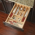 thumbnail image 5 of Rev-A-Shelf 4WCT-1SH Short Wood Cutlery 7 Compartment Organize Cabinet Tray, 5 of 6