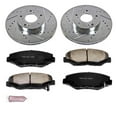 thumbnail image 3 of PowerStop Front Z36 Truck & Tow Carbon-Fiber Ceramic Brake Pad and Drilled and Slotted Rotor Kit Fits: ACURA HONDA Select Models K1043-36, 3 of 9