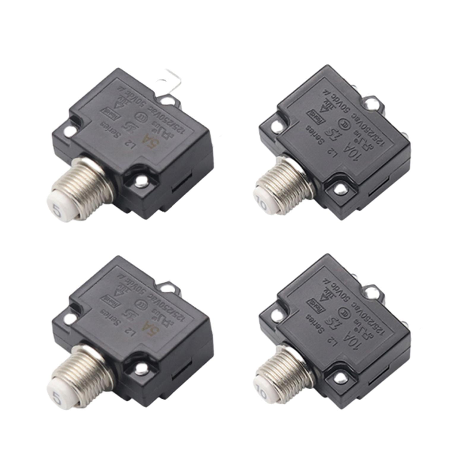 jiaping Circuit Breaker Panel 12V-32V Water Resistant Inline Fuse Block Holder for
