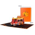 thumbnail image 1 of Paquete de 5 tarjetas emergentes YONGSHENG de Halloween regalo de camión de calabaza, 1 of 5