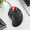 A-Red, variant on C-Purple Wired Trackball Mouse for Large Hands, 44mm Index Finger Control