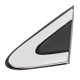 thumbnail image 1 of Cubierta De Espejo Exterior Bandera De Esquina Espejo De Esquina Cubierta Triangular Bandera Espejo Retrovisor Exterior Deportivo Moldura Triangular Para 200 2015 A 2017, 1 of 7