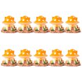 thumbnail image 1 of Bearachild Mushroom House Artificial Mini Atractivo Jardín Decoración Micro-Paisaje Hada Miniatura Casas Dormitorio Carnosidad Patio Decoración Amarillo Bearachild HA074839-03, 1 of 6