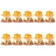 thumbnail image 1 of Cateissary Mushroom House Artificial Mini Lovely Atractivo Jardín Decoración Micro-Paisaje Casas en miniatura Estudio Dormitorio Patio de bricolaje Decoración Amarillo Cateissary HA074839-03, 1 of 6