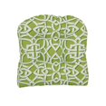 thumbnail image 1 of Blazing Needles Outdoor Rounded Back Chair Cushion, 19" x 19", Greystone Willow 2 Count, 1 of 1