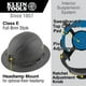 thumbnail image 2 of Set de cascos Helmet Klein Tools 80160 con linterna frontal recargable, 2 of 9