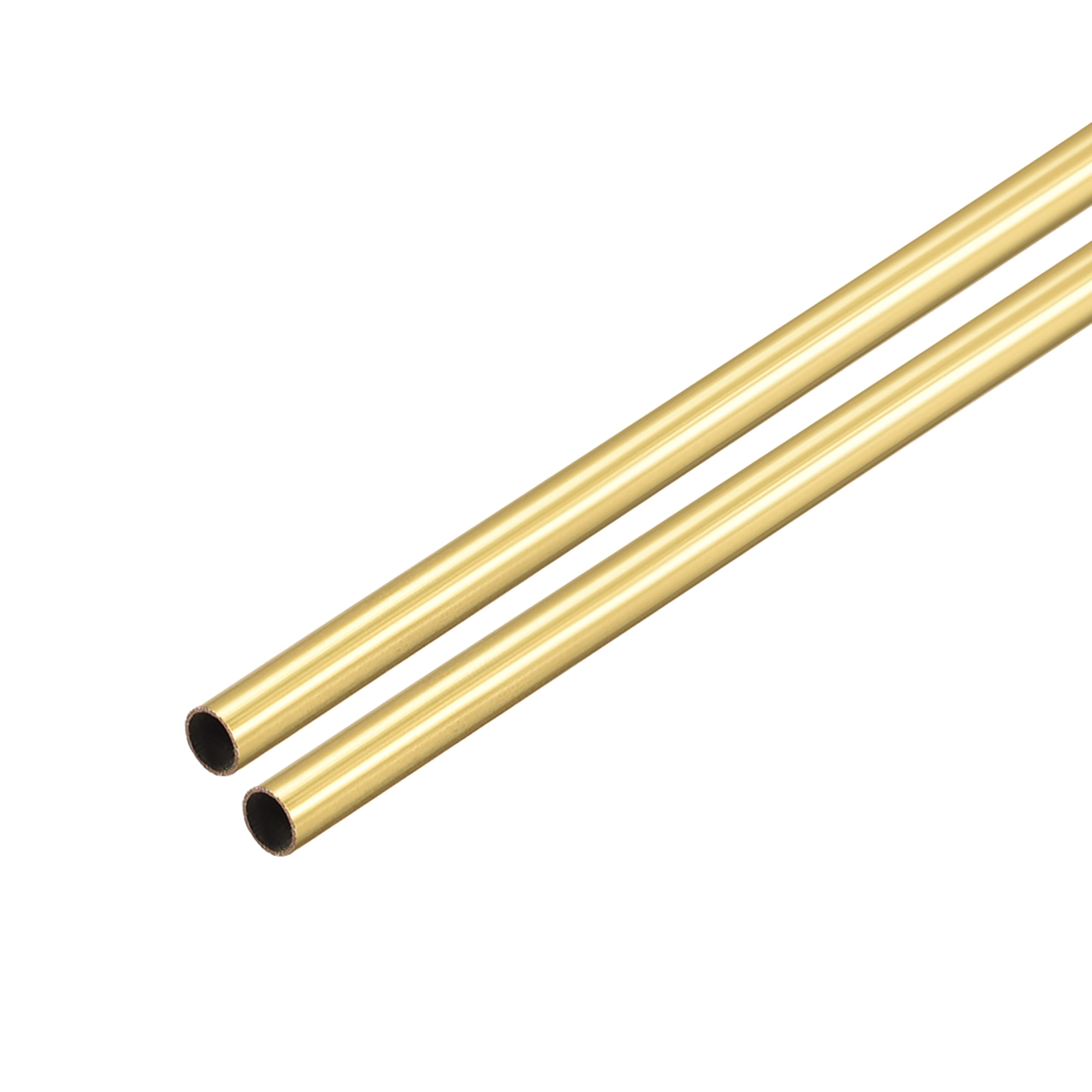 Brass Round Tube 2.5mm OD 0.2mm Wall Thickness 300mm Length Seamless 2.5 Mm Od Tubing