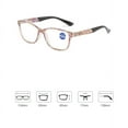 thumbnail image 2 of 4 Pack Reading Glasses Square Blue Light Blocking Readers, 2 of 2