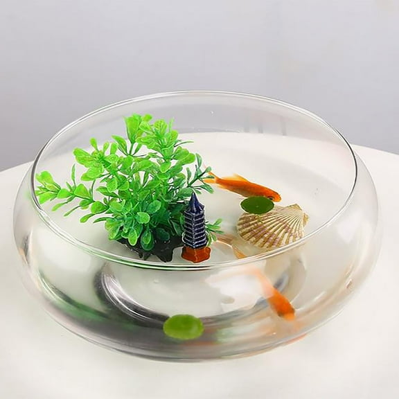 Lotus Bowl Planter, Round Indoor Hydroponic Decor, ,Hydroponic Glass Ransparent Large Lotus Flower Bowl, Hydroponic Plant Home Decor Without Bracket