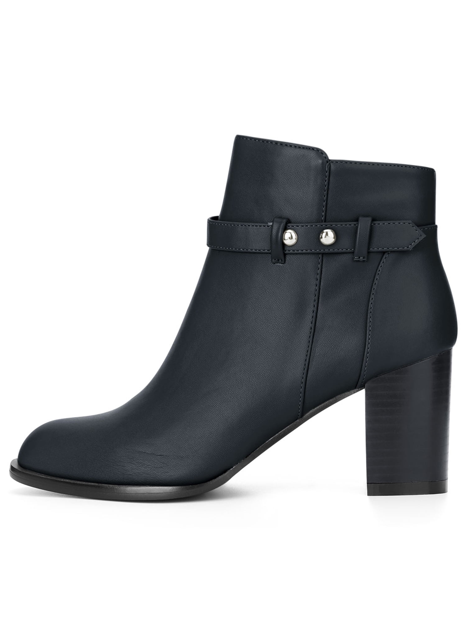 bootie block heels