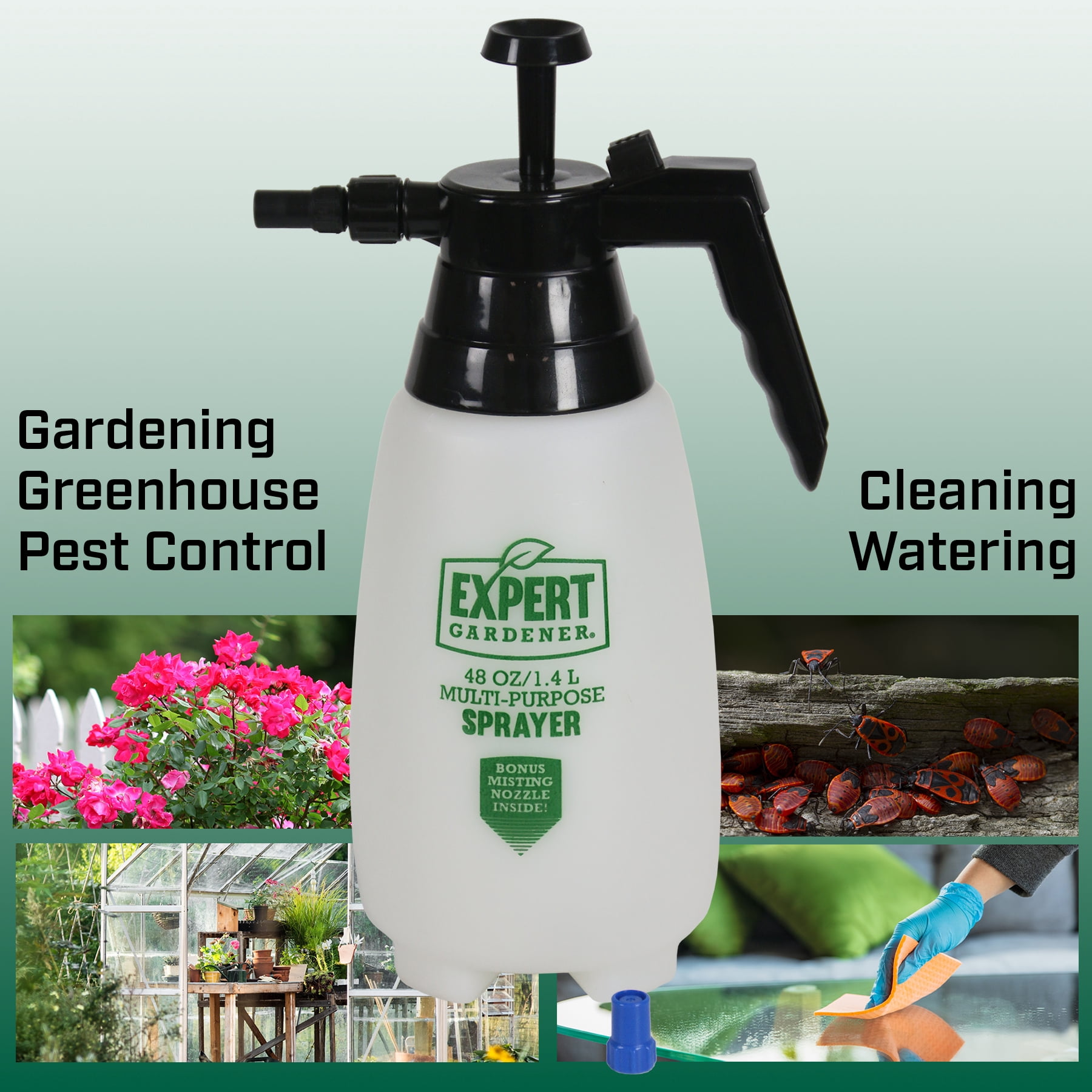 Expert Gardener 10033: 48-Ounce Multi-Purpose Sprayer, with Bonus