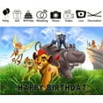 thumbnail image 3 of The Lion King Backdrop for Birthday Party Decorations, Wild Jungle Background for Baby Shower Party Cake Table Decorations Supplies, The Lion King Theme Banner, 5x3ft, 3 of 5
