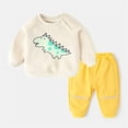 thumbnail image 2 of Futezty Toddler Boys Girls Clothes Fall Winter Outfit Sets, Baby Boy Girl Outfits 6M 12M 24M 2T 3T 4T 5T 3PCS, 2 of 4