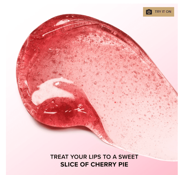 Too Faced Kissing Jelly Gloss Juicy Lip Oil/Gloss Hybrid 4.5 mL / 0.15 Fl oz - Cherry Pie