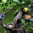 thumbnail image 3 of Exquisite Miniature Parrot, Hand Painted Waterproof Resin Figurine For Multi-Purpose Use Including Fairy Garden Accessories, Landscape Decor, Moss Landscape, 3 of 5