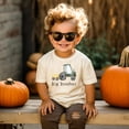 thumbnail image 2 of Big Brother Barn Farm Tractor Shirt for Sibling Reveal Baby Announcement Outfits Natural Shirt Youth Small, 2 of 6