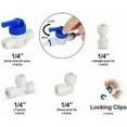 thumbnail image 4 of Kit de refrigerador Manguera de suministro de agua universal de 10 m, Manguera de suministro de agua con accesorios de conector para refrigerador Manguera de suministro de agua de puerta, 4 of 5