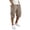 Khaki, variant on CHENge Mens Casual Cargo Shorts Drawstring Classic Chino Stretch Short with Pockets