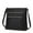 Black, variant on Ladies Soft Leather Retro Fashion Small Square Bag Shoulder Bag Handbag Handbag Large Capacity Pocket Crossbody Bag Purse Changer