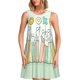 thumbnail image 1 of Fotbe Books Vestido de Verano sin Mangas para Mujer – Vestido Midi Línea A, Estilo Camiseta Floral, Vestido Playero Casual y Fluido, 1 of 7