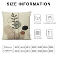 thumbnail image 5 of COMIO  Throw Pillow Covers Home Decor Pillow Cases Decorative Outdoor Cushion Couch Sofa Pillowcases Botanical Boho Plant Natural Leaf, 5 of 5