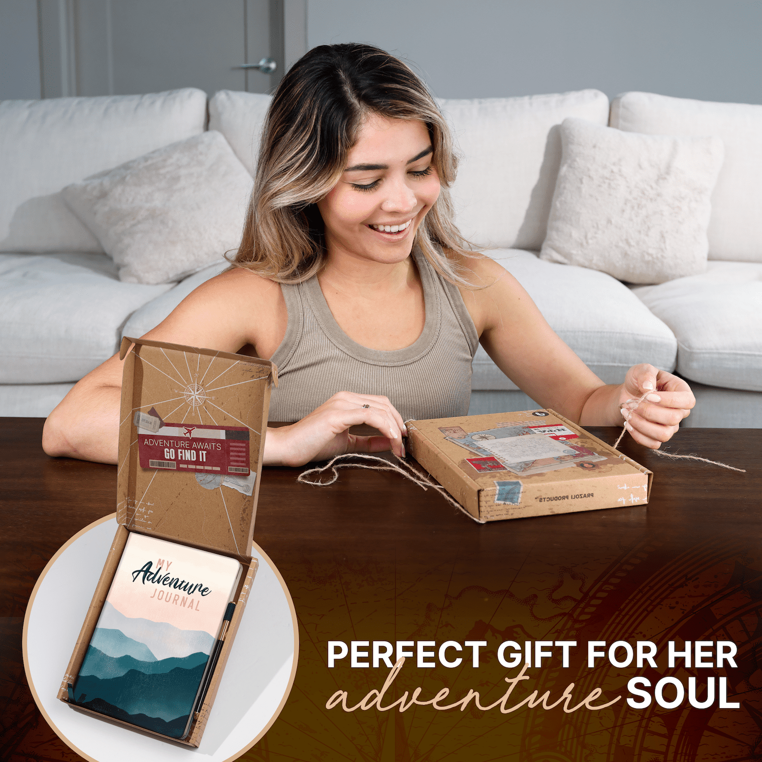 3-in-1 Travel Journal for Women - My Adventure Book, Travelers Notebook, Scrapbook & Bucket List Gifts for People Who Travel A Lot With Prompts - Cruise & Camping Essentials Planner Accessories Diary