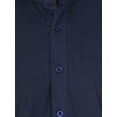 thumbnail image 3 of SKAVIJ Ensemble Kurta Pyjama Homme Coton Manches Longues Soirée Yoga Robe Blue S, 3 of 6